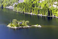 Insel im Lovrafjord
