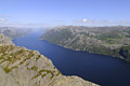 Lysefjord vom Preikestolen aus