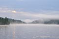 Morgennebel am Hjörneredssjön