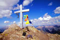 Gipfelkreuz der Feuerspitze 2.851m