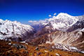 Blick vom Kyanjin Ri auf das Langtangtal